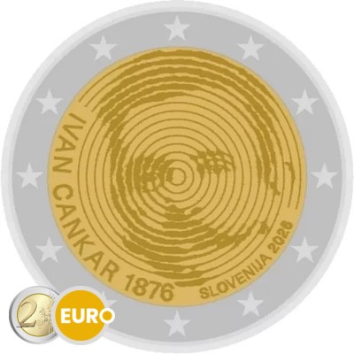 2 euros Eslovenia 2026 - Ivan Cankar UNC