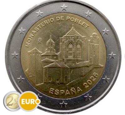 2 euros España 2026 - Monasterio de Poblet UNC