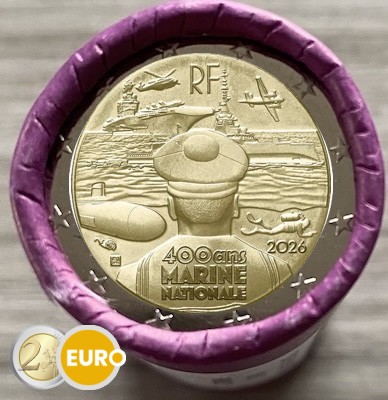 Rollo 2 euros Francia 2026 - Marina francesa