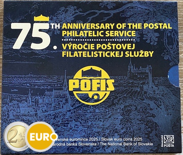 Serie de euro BU FDC Eslovaquia 2025 - Servicio Filatélico Postal