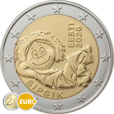 2 euros Estonia 2026 - Sipsik UNC