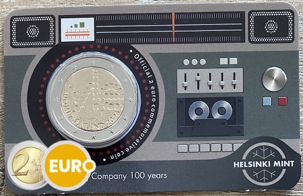 2 euros Finlandia 2026 - Radiodifusión finlandesa Yleisradio BU FDC Coincard EN