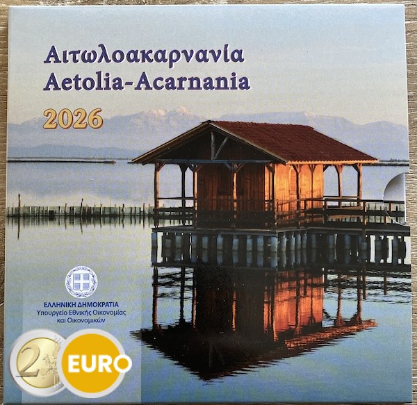 Serie de euro BU FDC Grecia 2026 Etolia-Acarnania