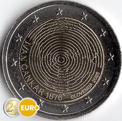 2 euros Eslovenia 2026 - Ivan Cankar UNC