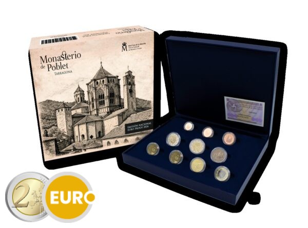 Serie de euro BE Proof España 2026 + 2 x 2 euros - Poblet