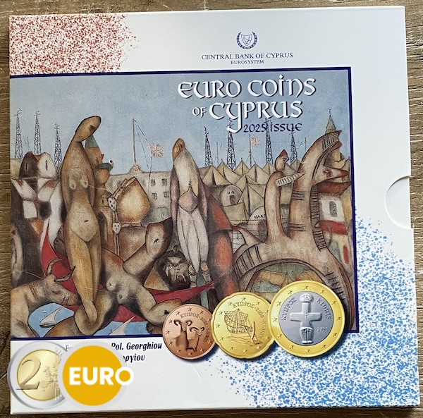 Serie de euro BU FDC Chipre 2025 - George Pol. Georgiou
